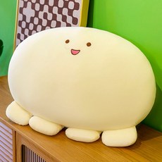만두 인형 대형 만두 인테리어 펜던트 딤섬 큰사이즈, 우유 화이트