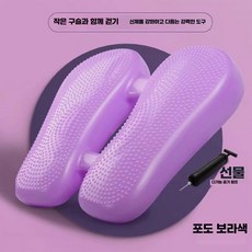 텐서 공기주입식 스텝퍼 천국의계단 헬스 여름, 4. 에어스텝퍼 보라색+공기통+바늘