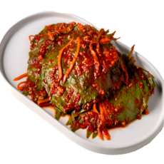 (25년 가을 햇수확김치) 명가김치 당일생산 국내산 품격있는 전라도 땡초 깻잎김치, 1개, 500g