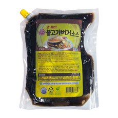오뚜기 오쉐프 불고기버거소스 2kg (스파우트팩), 2000g, 1개