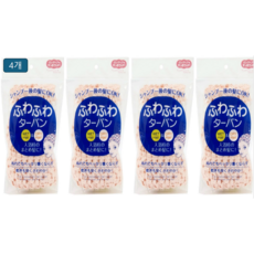 일본 세안밴드 샤워캡 헤어 터번 사우나템, 4개, 핑크