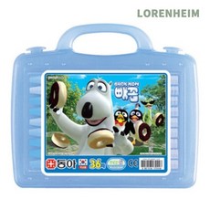 서락 동아 크레파스 36색 남아용 파랑 캐릭터랜덤 어린이크레용