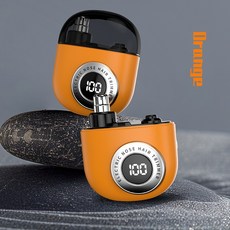 【台灣熱銷Top1】鼻毛修剪器 電動鼻毛修剪器 電動鼻毛剪 Type-c充電款, H10電動鼻毛刀橙色