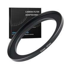34mm ~ 52mm 스텝업 링 필터 어댑터 금속 링 스텝업 링 어댑터 필터 모든 52mm UV CPL ND 렌즈 후드 스레드 렌즈 요법(34mm ~ 52mm)과 호환, 60mm ~ 67mm
