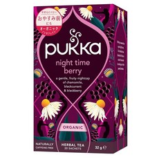 pukka 파카 유기농 허브 차 나이트 타임베리 티백 20봉, 1개