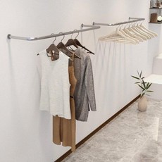 빨래걸이 빨래봉 건조대 행거 옷가게 스텐 자바라형 건조대 벽걸이건조대, 7. 봉 길이 150cm 벽 28cm