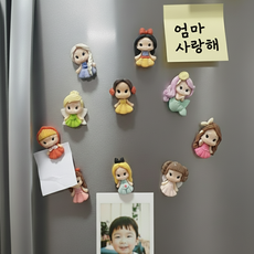 윅스홈 인테리어 네오디움 마그넷 냉장고자석 10종세트, 소녀 마그넷 10P