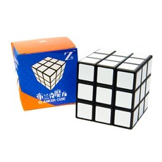 小小店舖 布蘭克魔方 鏡面異形 3階不規則 百變造型魔方 解壓减壓 兒童益智玩具 三階 階梯 創意造型, 布蘭克魔方-黑