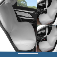 차량용 시트 커버 고탄력 방수 보호대 자동차 시트 커버 뒷좌석 자동차통 사계절 생활, 뒤좌석1p, 그레이