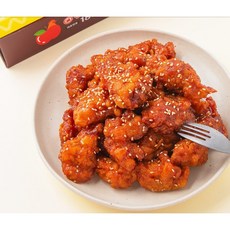 [낭중애] 생과일 저당 특허소스로 만든 순살사과닭강정, 순한맛, 중
