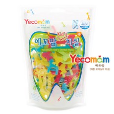 예꼬맘 유아 치실 지퍼백, 5.5cm, 80개입, 1개