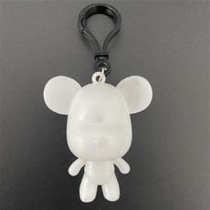 클로이영 푸어링 무지 베어브릭 키링 만들기 diy, 대두 곰돌이 키링, 20개
