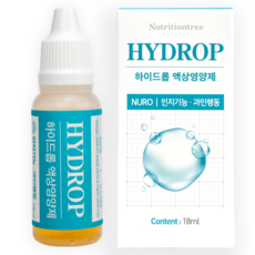 하이드롭 뉴로 고양이 강아지 분리불안 엘테아닌 액상 영양제 18ml, 1개, 스트레스완화/안정/집중력관리, 30회분