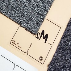 다온58 매트 바닥 스티커 20매 소음방지