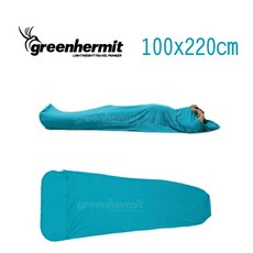 greenhermit 酷爽睡膽 瓦藍 100x220cm 旅行睡膽, OS