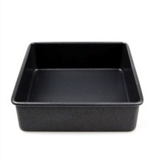 19cm 코팅 사각 베이킹팬 케이크팬 정사각 케이크틀 베이킹틀 사각팬 케이크몰드, 1개