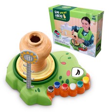 도예 스튜디오 도자기 체험 장난감 DIY 물레 점토포함, 1개, 500g, 그린