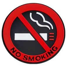 Xilla 汽車禁止吸菸標誌貼 禁菸標誌 車內禁菸貼紙 50mm, 1個, 汽車禁止吸菸標誌貼 一個