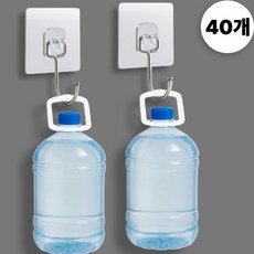 브라이프 무타공 초강력 접착식 후크 40p 세트, 1세트, 투명
