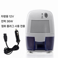 충전식제습기 건조기 제습 실용적인 공기 무선 청정기 옷장 방습 옷장제습기 휴대용 흡수기, B. 화이트 차량용 12V
