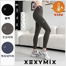 젝시믹스 젤라 인텐션 하드플러피 겨울 여성 기모 레깅스 노 Y존 요가복 헬스 필라테스 런닝 운동복 데일리 팬츠