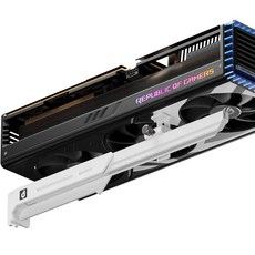 미국출고 평점4.5+ 157786 UpHere 5V 3핀 주소 지정 가능한 RGB 그래픽 카드 GPU 브레이스 지원 비디오 처짐 홀더 내장 ARGB 스트립 길이 및 높이 조, 화이트