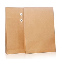 종이포장 a4 봉투 크라프트 각대봉투 버클형 봉투집 150매