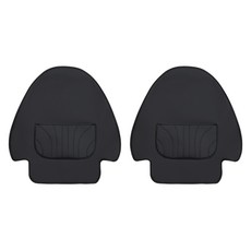 루젠 테슬라 모델 Y 주니퍼 킥매트 시트백커버 운전석 조수석 세트, 1세트, 모던블랙