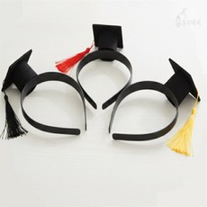 흥부박씨 학사모 머리띠 졸업학사모머리띠