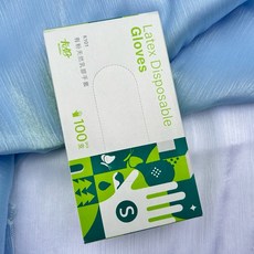 K101 乳膠手套 清潔手套 廚房手套, 1個, S號