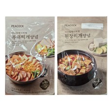 피코크 부대찌개 양념 120g+된장찌개 양념 130g 각 1개씩, 1세트, 250g