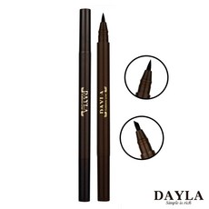 DAYLA黛樂美妝 液態眉線筆 1.5g 持久不暈染 新手適用 打造自然眉型, 1個, light brown 淺咖, 淺咖