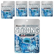 Kanro 甘樂 The Strong 香濃硬式軟糖 蘇打口味, 6個, 70g