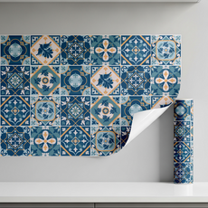 붙이는 타일시트지 주방 욕실 가구 시트지, 안달루시아의 향기