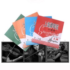 바이올린현 세트 바이올린줄 부품 악세사리 EADG 4현, 3/4 4/4 겸용  (EADG 4현1set), 1개
