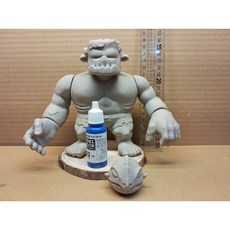 【爪哇魯多】3D列印品 NO.110 簍空 入門練習用 微縮模型 戰棋 人物 怪物 異形 塗裝練習, 1個