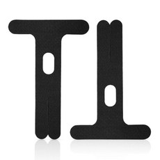 運動護肘肌貼肘部保護肌肉貼健身瑜伽防磨肌內效貼布透氣彈力繃帶, 黑色【T型護肘款】 四片, 1個