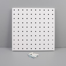 토탈셀링 페그보드 타공판 벽타공판, 흰색