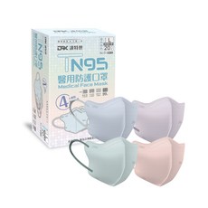 【DRX 達特世】TN95醫用3D口罩, 莫內四色,兒童M, 1個, 20片