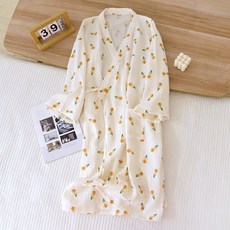 보태샵 여성 골프 샤워가운 유카타 골프장, 1개, 미니튤립