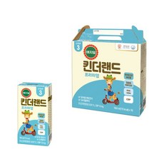 베지밀 킨더랜드 프리미엄 3단계 190mlx16팩x1박스 (16팩), 190ml, 16팩