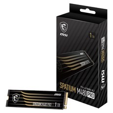 MSI SPATIUM M480 PRO M.2 NVMe (1TB), 1개, 1TB