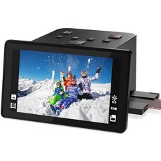 디지털 필름 및 슬라이드 스캐너 12.7cm(5인치) LCD 스크린 색상 및 흑백 135/110/126 KPK 네거티브 및 슬라이드 및 슈퍼 8 슬라이드를 22MP JPEG, 디지털 필름 및 슬라이드 스캐너, 12.7cm(5인치)