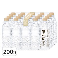 미라클 샘물 무라벨, 200개, 500ml