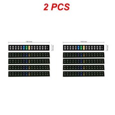 스틱 온 디지털 수족관 어항 냉장고 온도계 스티커 온도 조절 도구 제품 측정 스티커 1 개 2 개 3, [05] Style B 2pcs