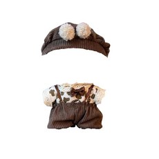 Jojedomo Labubu 17cm 인형용 의류 액세서리와 호환 라부부 인형 의상 디자이너 세트 (LBB-12) 261301, Lbb-12