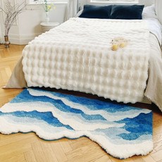 채우다공간 미니러그 침대 침실 포인트 러그 발매트