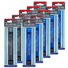 아이비스 홀더펜 샤프심 2B 블랙 SP11010, 2mm, 10개