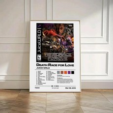 포스터 아트 커버 노래 음악 랩 벽 방수 종이 스티커 거실 홈 장식, 3. Black3