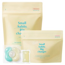 소소이지 이지 캡슐 세제 30개입+미니 캡슐 세제 그리너리 머스크 50개입, 1세트